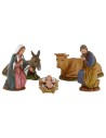Natività set 5 pz 10 cm Landi Moranduzzo Mondo Presepi