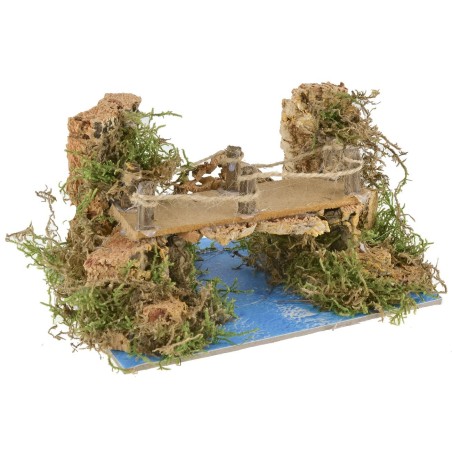 Puente sobre el río cm 20x14x11,5 h Mundo Pesebres