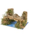 Ponte sul fiume cm 20x14x11,5 h Mondo Presepi