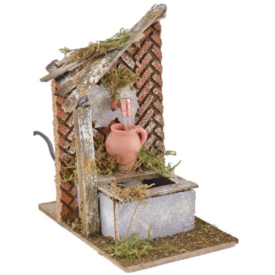 Fuente funcional con jarra de 10x15x17 cm h Mondo Presepi