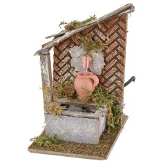 Fontana funzionante con brocca cm 10x15x17 h Mondo Presepi 2