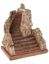 Scala in resina tra le rocce cm 9,5x6,5x10,5 h