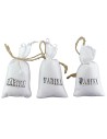 Set 3 sacchi di farina cm 5x7 h