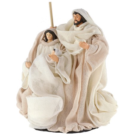 Natural nativity monobloc fabric clothes cm ø 10x16.5 h
