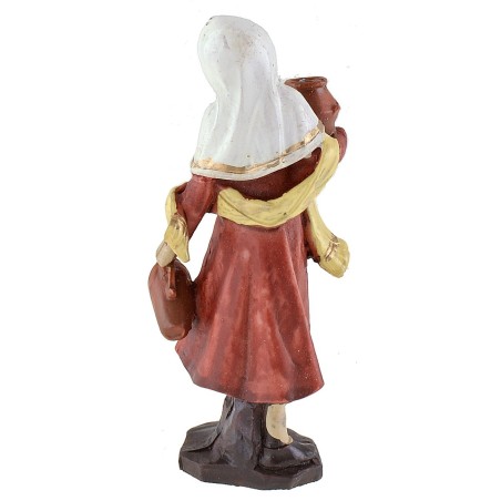 Pozzo in resina con donna serie 10 cm Mondo Presepi