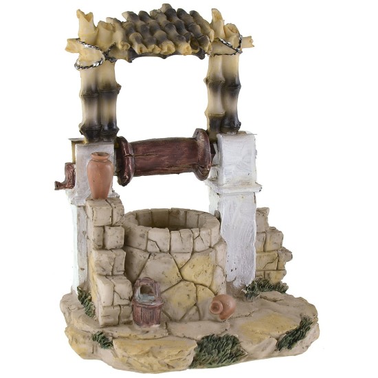 Pozzo in resina con donna serie 10 cm