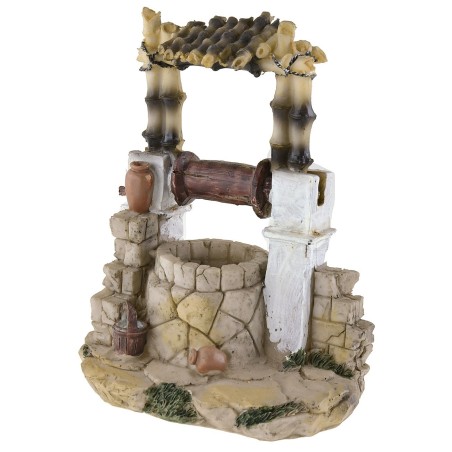 Pozzo in resina con donna serie 10 cm