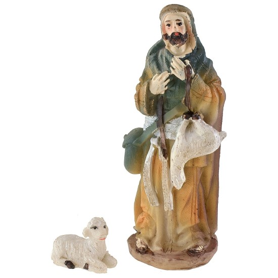 copy of Nativity in sets from 11 subjects cm 11 in resin