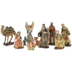 Natività 10 soggetti serie 15 cm in resina Mondo Presepi 2