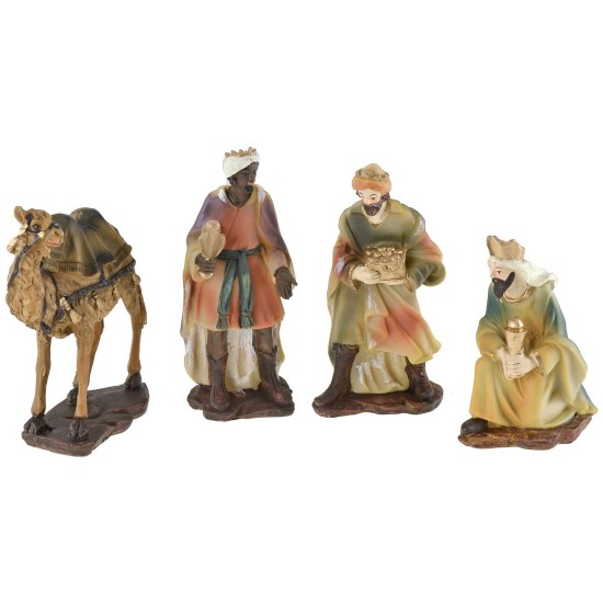 Natività 10 soggetti serie 15 cm in resina Mondo Presepi