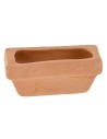 Vaso rettangolare in terracotta cm 5x2,3x2,2 h Mondo Presepi