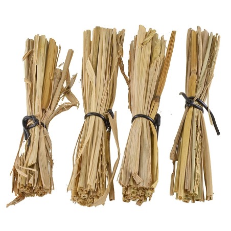 Set 4 fascine di paglia 11 cm Mondo Presepi