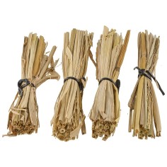 Set 4 fascine di paglia 11 cm Mondo Presepi 2