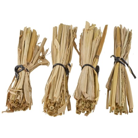 Set 4 fascine di paglia 11 cm Mondo Presepi