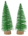 Set of 2 pines h 12.5 cm