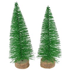 Conjunto de 2 pinos de 12,5 cm Mundo Pesebres 2