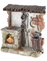Taller del herrero con fuego a batería cm 11,5x4x12,5 h
