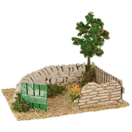 Ambientación con recinto de 19x14x14,5 cm de altura, landi.