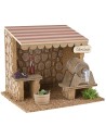 Cantina di vini per presepe cm 15x13x13 h