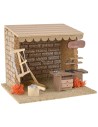 Bottega con attrezzi da lavoro per presepi cm 15x13x12,5