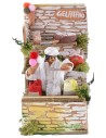 Gelataio in movimento per presepe 10 cm