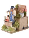 Pidocchiaia in movimento per presepe 10 cm
