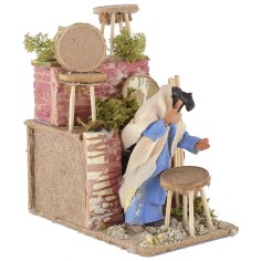 Constructor de taburetes en movimiento para belén de 10 cm 2