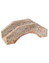 Ponte di pietre stuccate per presepe cm 30x12x11,5 h