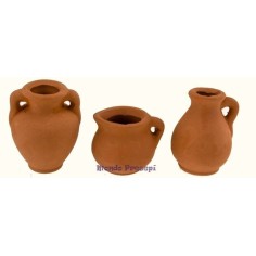Set of 3 amphoras 4 cm high - 3521 World Nativity Scenes