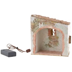 Workshop for illuminated nativity scene 15x9x16 cm h