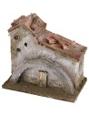 Casale con arco per presepe cm 9x5,5x8 h