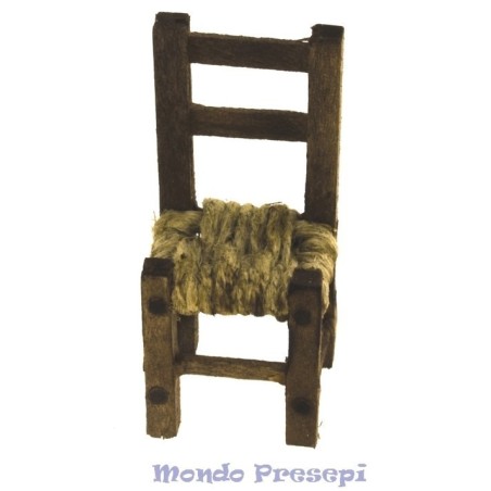 Sedia lux impagliata in varie misure: Mondo Presepi