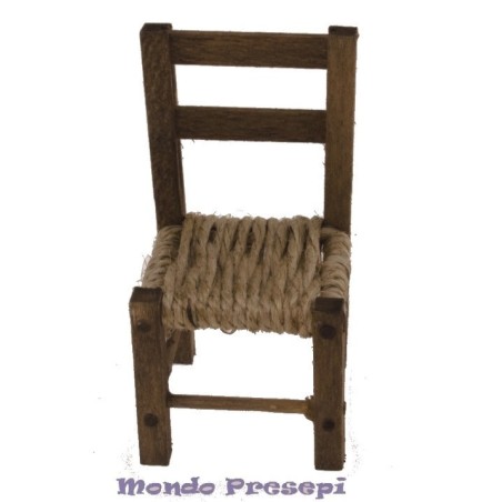Lux straw chair in various sizes: Mondo Presepi