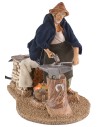 Moving blacksmith with working fire 19 cm Fontanini