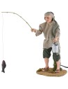 Pescatore in movimento 30 cm