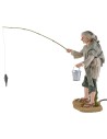 Pescatore in movimento 30 cm