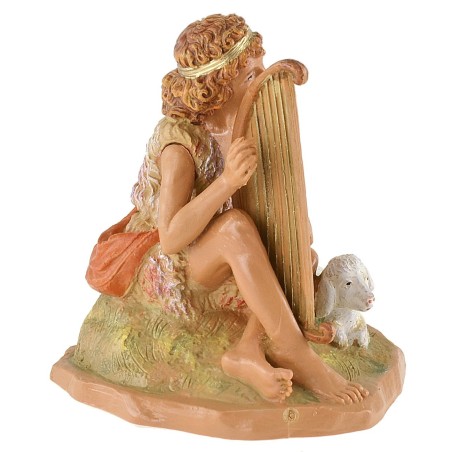 Fauno con lira serie 19 cm Fontanini base, serie, altezza