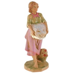 Lavandera 12 cm Fontanini base, fontanini, mano, altura 2