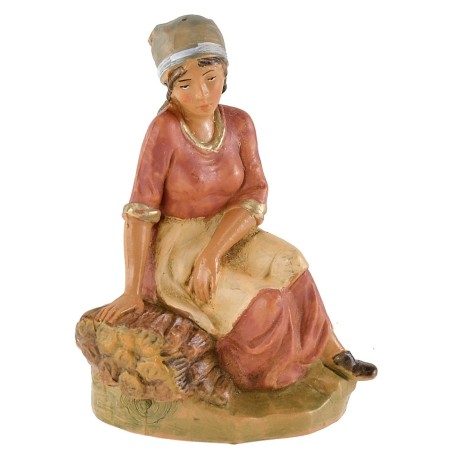 Chica sentada serie 12 cm Fontanini fontanini, serie, base