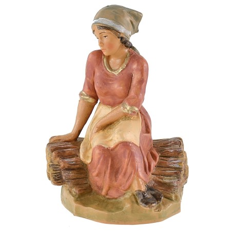 Chica sentada serie 12 cm Fontanini fontanini, serie, base