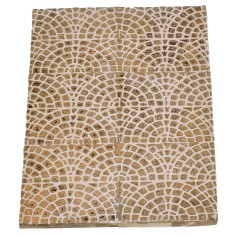 Pavimento sampietrini in resina per presepe cm 15x22,5x0,8 h