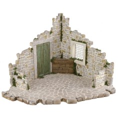 Ambientación en resina para belén de 37x28,5x22,5 cm h