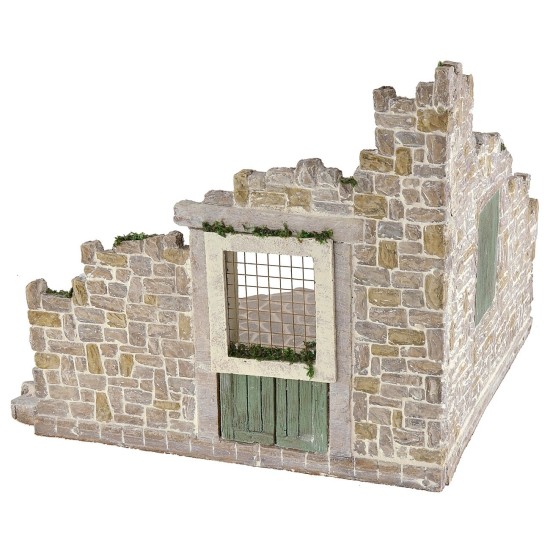 Escenario de resina para belén de 37x28,5x22,5 cm de altura.