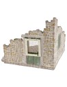 Ambientazione in resina per presepe cm 37x28,5x22,5 h
