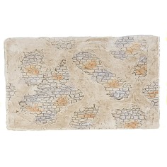 Wall with plaster for DIY nativity scene 25x15.5x0.8 h cm