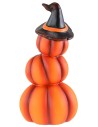 Muñeco de calabazas con luces LED que cambian de color a pilas