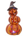 Muñeco de calabazas con luces LED que cambian de color a pilas