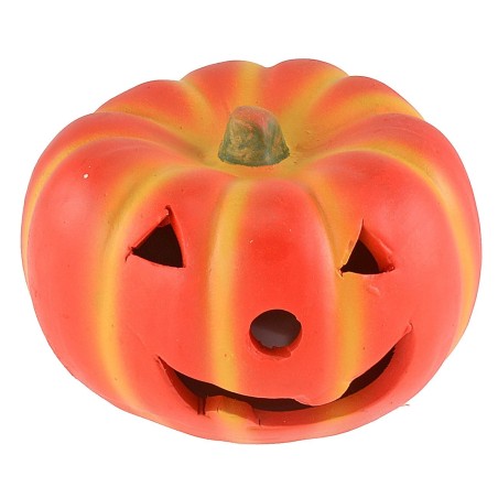 Calabaza de Halloween con luces LED que cambian de color a pilas.