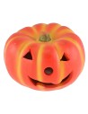 Calabaza de Halloween con luces LED que cambian de color a pilas