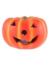 Halloween pumpkin with color-changing LED lights, battery-operated